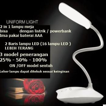 LAMPU LED MEJA BELAJAR / LAMPU BACA / DESK LAMP