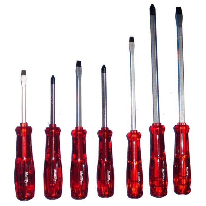 MULTIPRO OBENG TEMBUS 7 PCS GO-THRU SCREWDRIVER SET