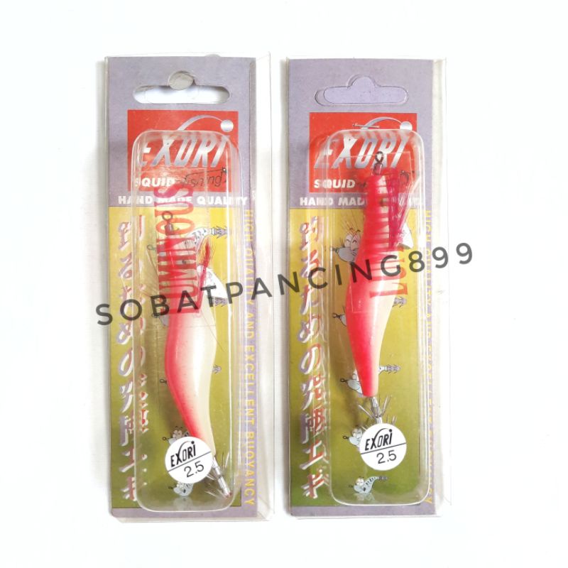 UMPAN CUMI /SQUID EGI EXORI LUMINOUS 2.5g