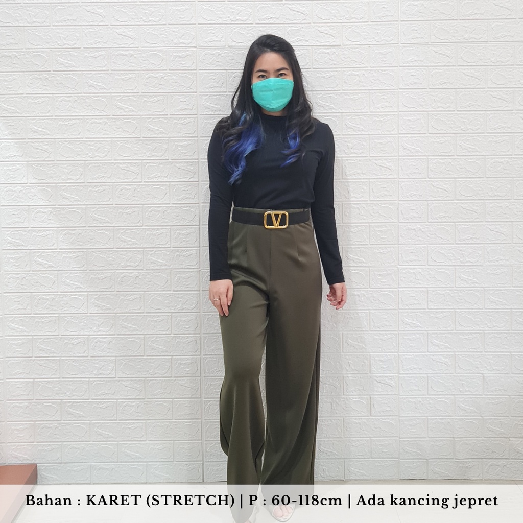 belt v elegant karet melar