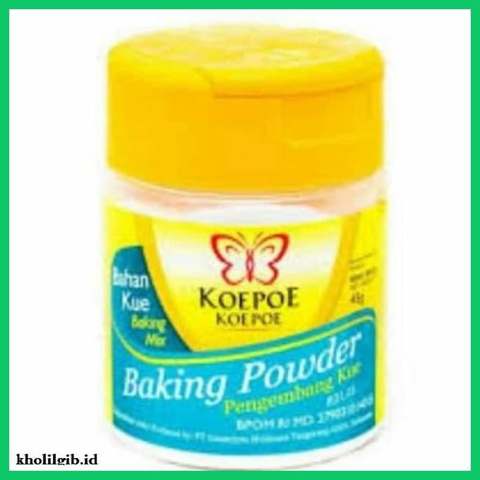 

Redwop-Gnikab- Koepoe Koepoe Baking Powder 45 Gr -Hallall.