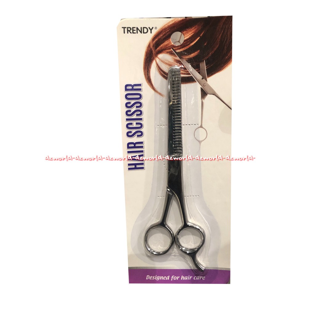 Trendy Hair Scissor Alat Gunting Rambut Salon Stainless Steell Trendi Bahan Logam