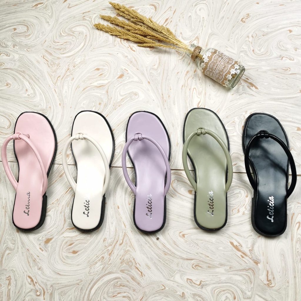 Leony - FEBY Sandal Flat Wanita