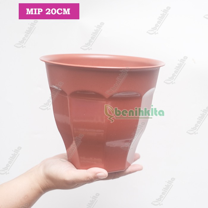 Pot Tanaman-Bunga Tinggi Warna 20cm (MIP)