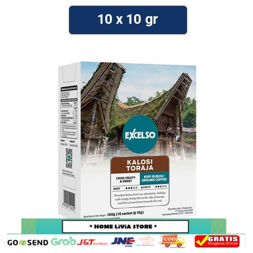 

Excelso Kalosi Toraja Box Kopi 10 x 10 gr