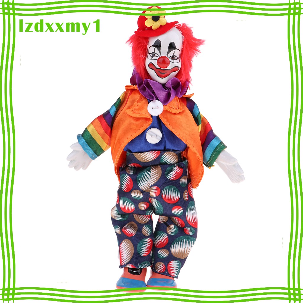 Ornamen Boneka Badut Ukuran 23cm Warna Oranye Untuk Dekorasi Halloween Shopee Indonesia