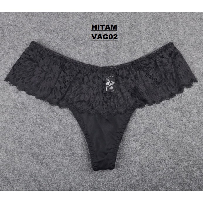 Celana Dalam Wanita Thong Lace G-string VAG