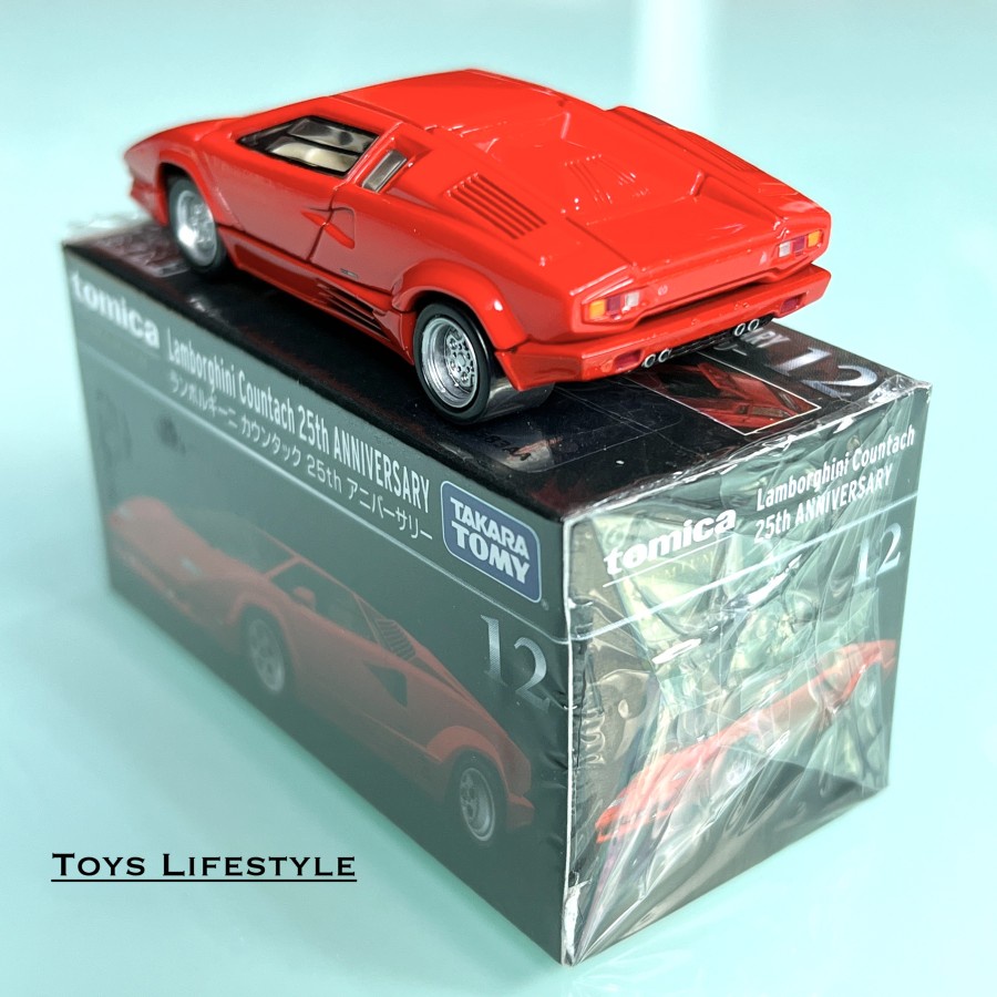 Mobil Tomica Premium Diecast 12 Lamborghini Countach 25th Anniversary