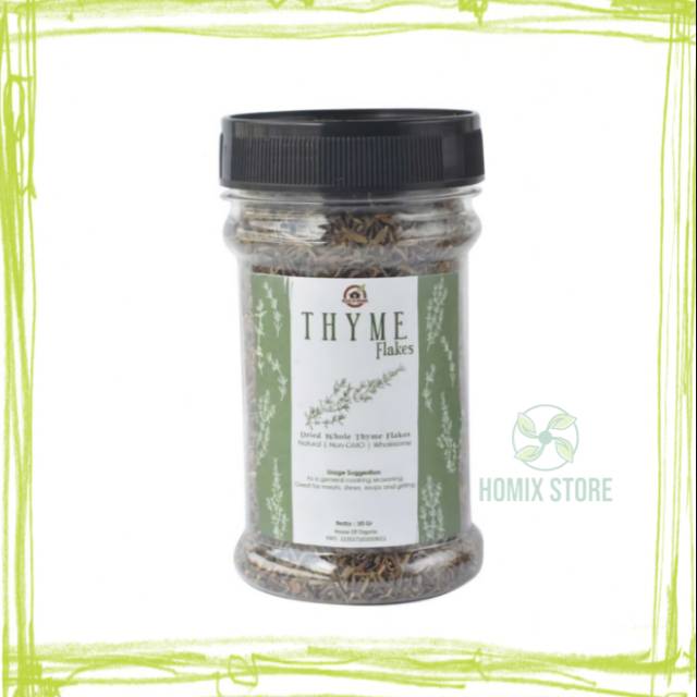 

DAUN THYME KERING NATURAL DRIED THYME BUMBU DAPUR BUMBU MASAKAN BUMBU INSTAN 30gr