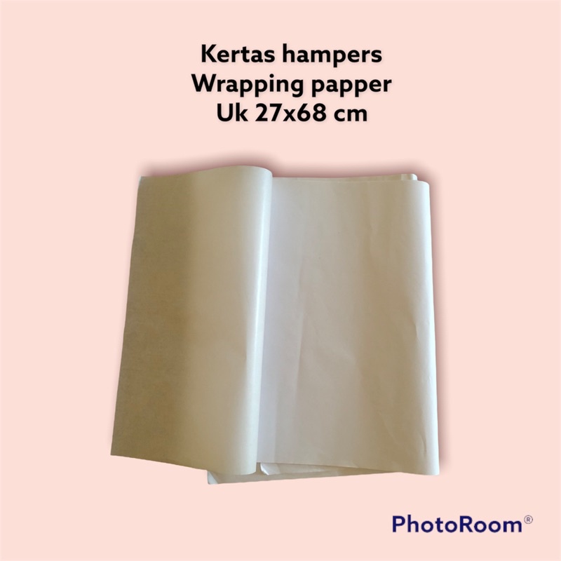 

Kertas hampers | wrapping papper ukuran 27x68 cm