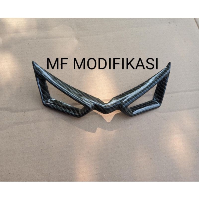 Variasi depan aerox 155cc Cover lampu bawah aerox tutup depan aerox variasi atas winglet aerox kacam