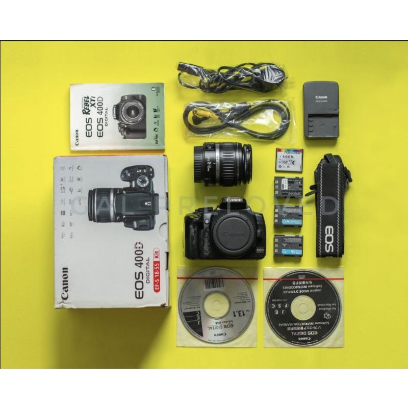 [PRELOVED] Canon EOS 400D Lensa Kit 18-55mm