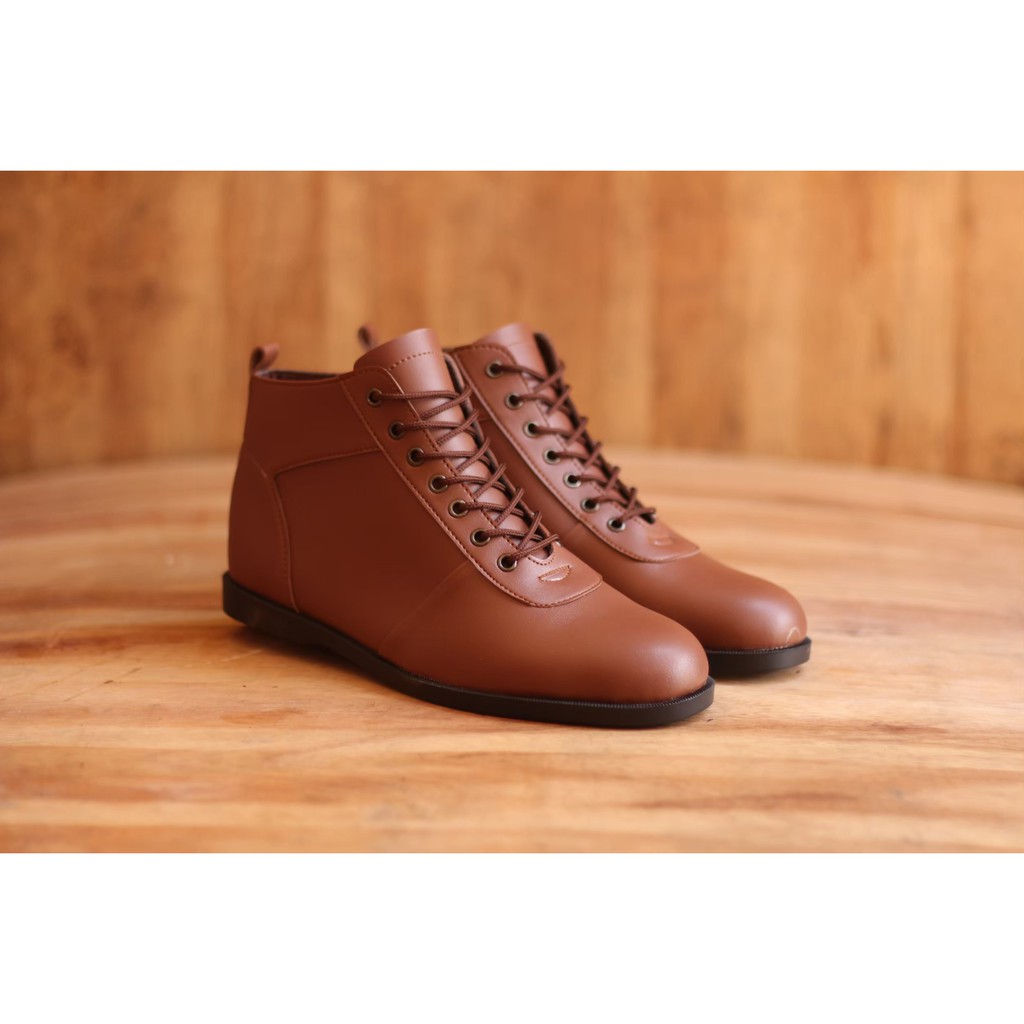 Sepatu Pantofel Cevany Sempiternal Pria Formal Kulit Asli Zipper