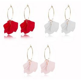 Anting Korea Import Hoops Kelopak