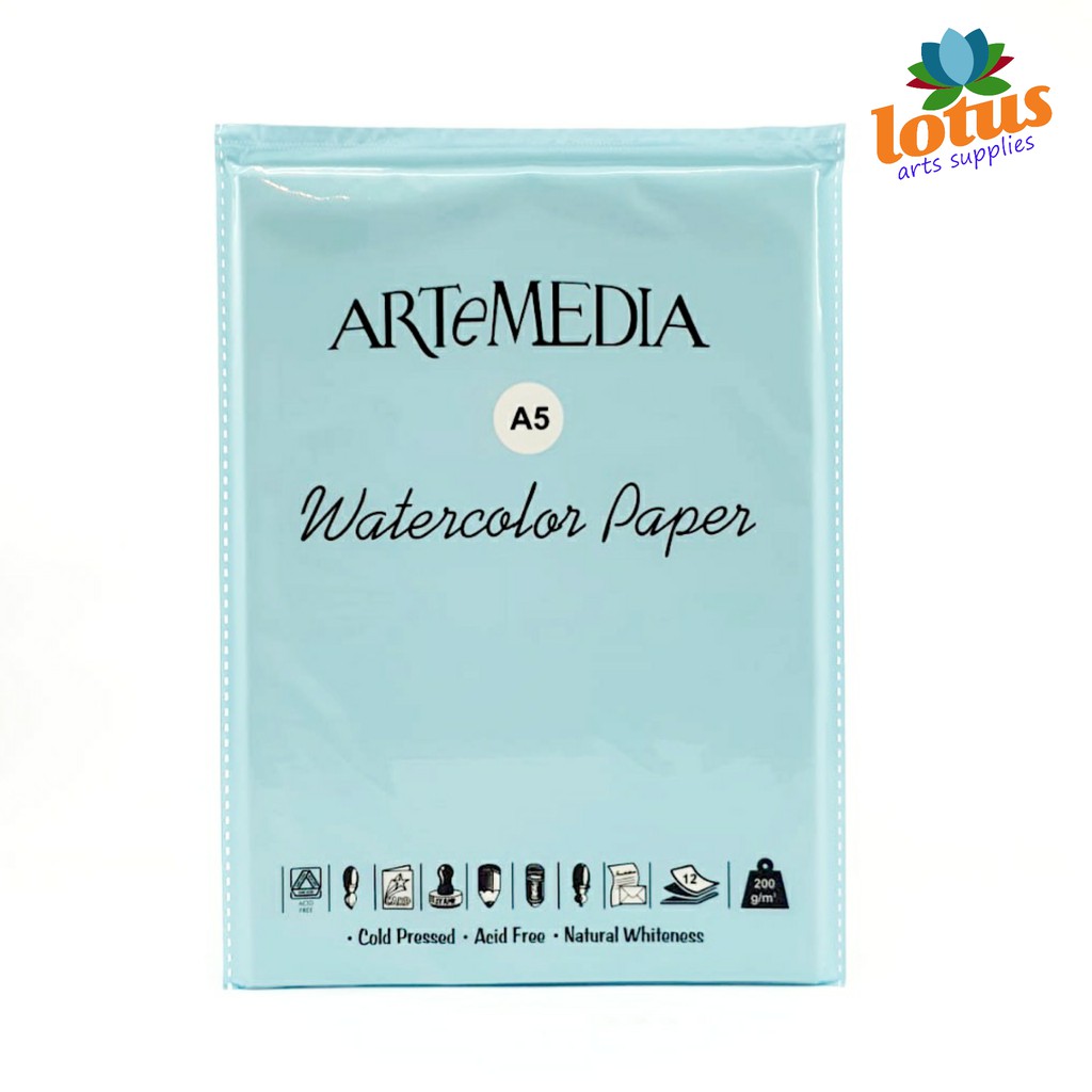 

Artemedia Watercolour Paper 200gsm A5