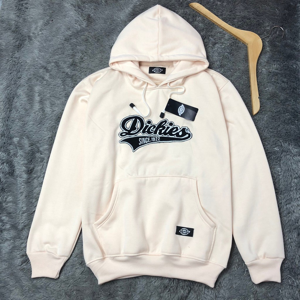 SWEATER HOODIE DICKIES BORDIR SINCE 1922 / HOODIE PRIA DICKIES WARNA CREAM ORIGINAL BEST SELLER