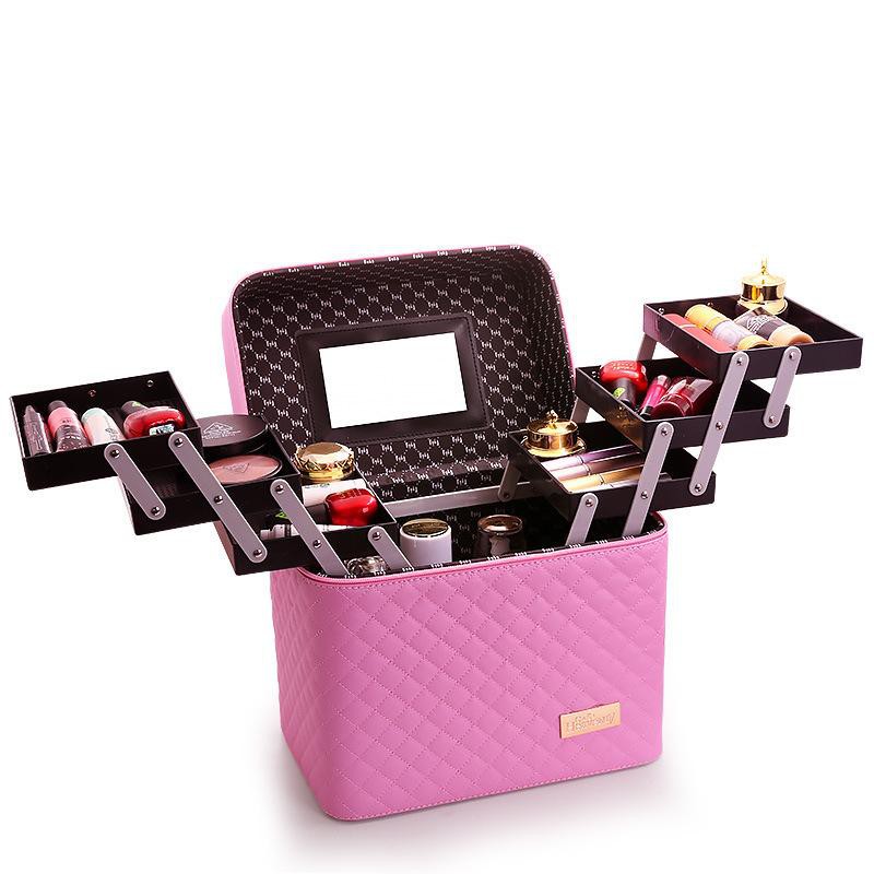 Kotak kosmetik / Tempat Make Up / Beauty Case/3TK Polos B3395