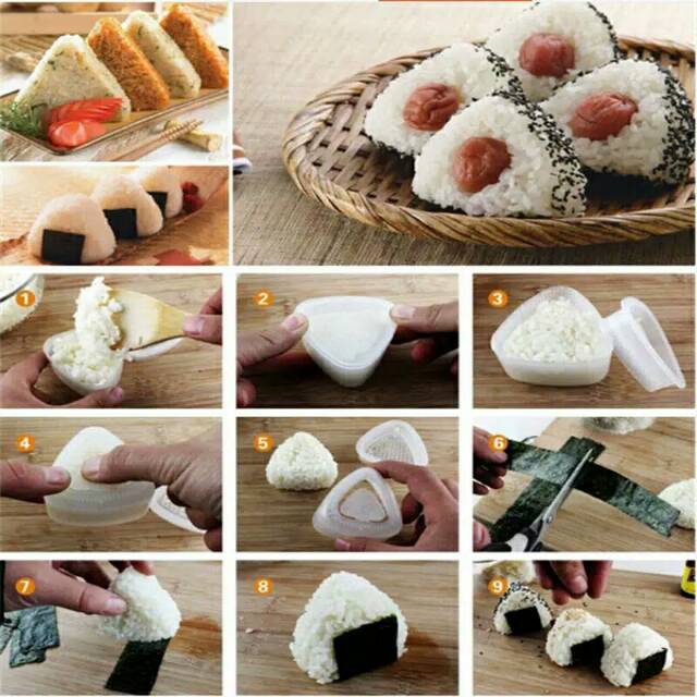 CETAKAN ONIGIRI MAKER Besar &amp; Kecil Isi 2 Set