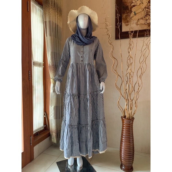 Gamis Asaki Stripe