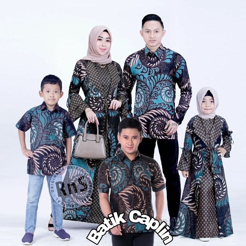 MAURA COPLE - SANIA RUFFLE BATIK COPLE JAZY GAMIS SYAR'I - GAMIS KERAH JAZZ MOTIF PUSER. CS