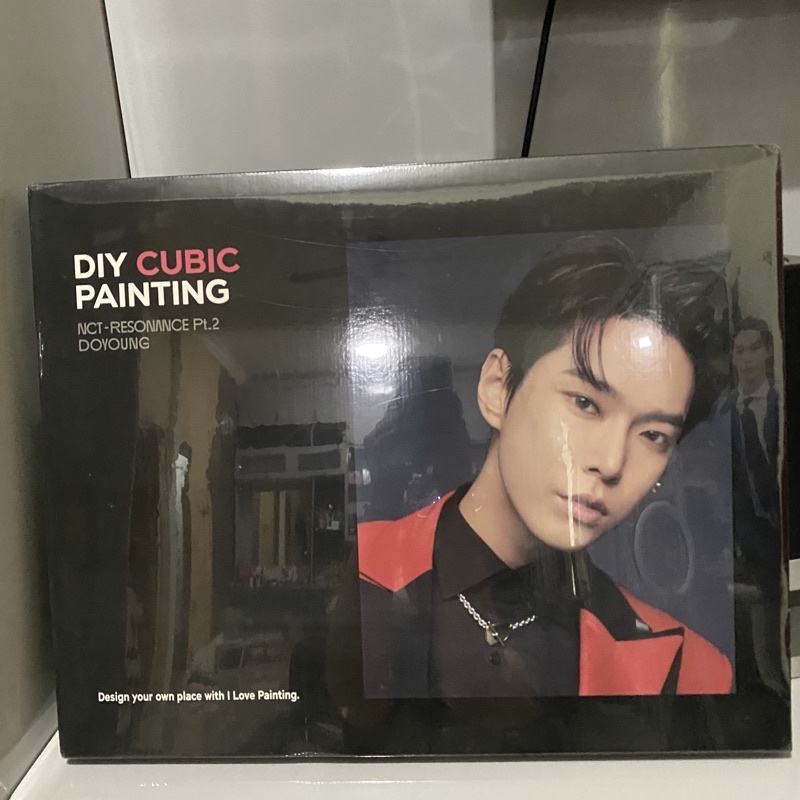 cubic painting diy doyoung nct photocard pc sealed