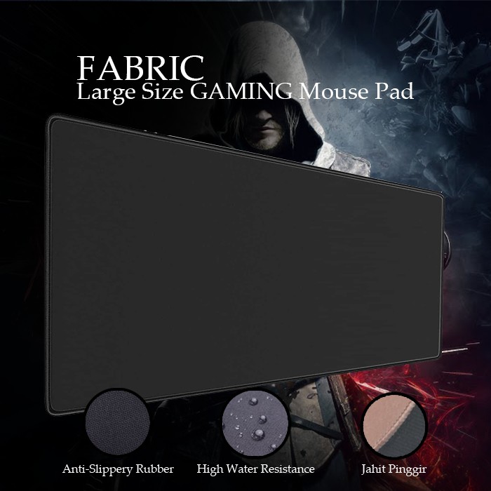 Mouse Pad / Mousepad Gaming RGB Eksta Large size 80cm x 30cm BLack