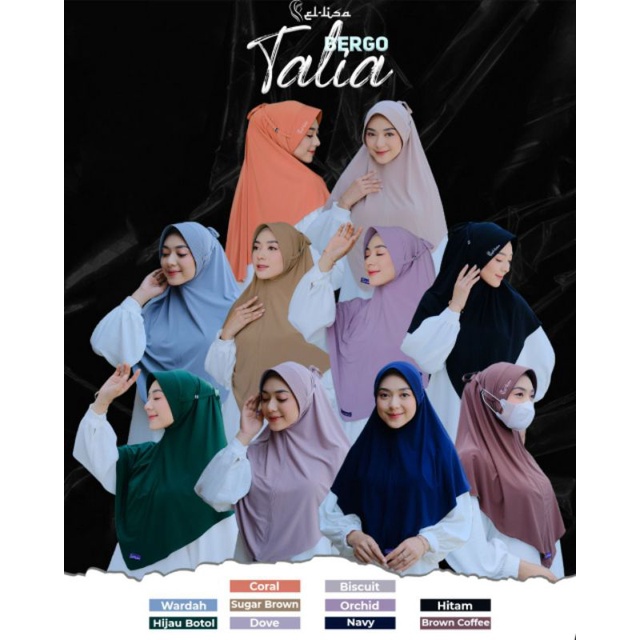 Bergo Talia by Ellisa hijab