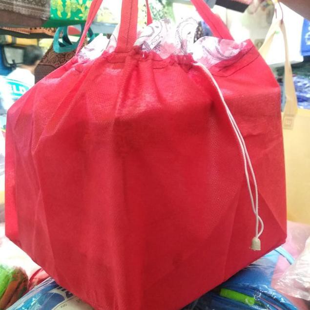 

Super Promo-634 tas besek 22x22 goodie + tas spunbond + harga perlusin