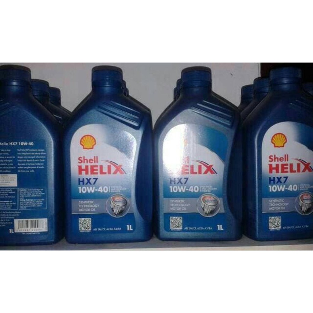 HOT PROMO Oli Mobil Shell Helix Hx7 SAE 10w40 Kemasan Liter toolbox