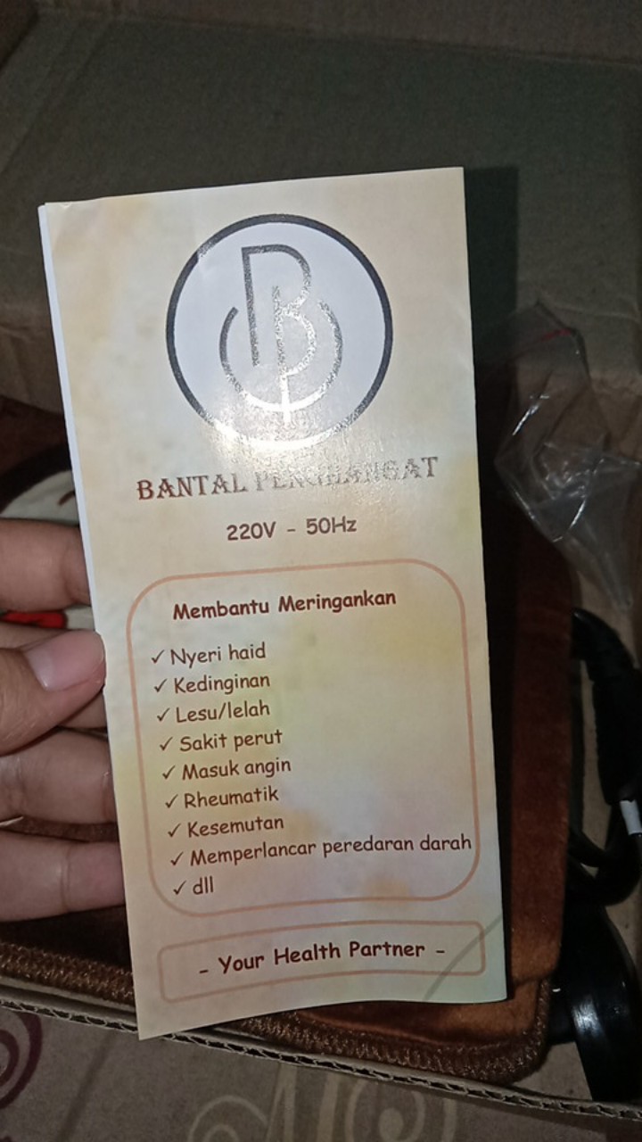 Bantal Penghangat / Bantal Pemanas / Bantal Air Terapi / Bantal Elektrik/ Pereda Haid