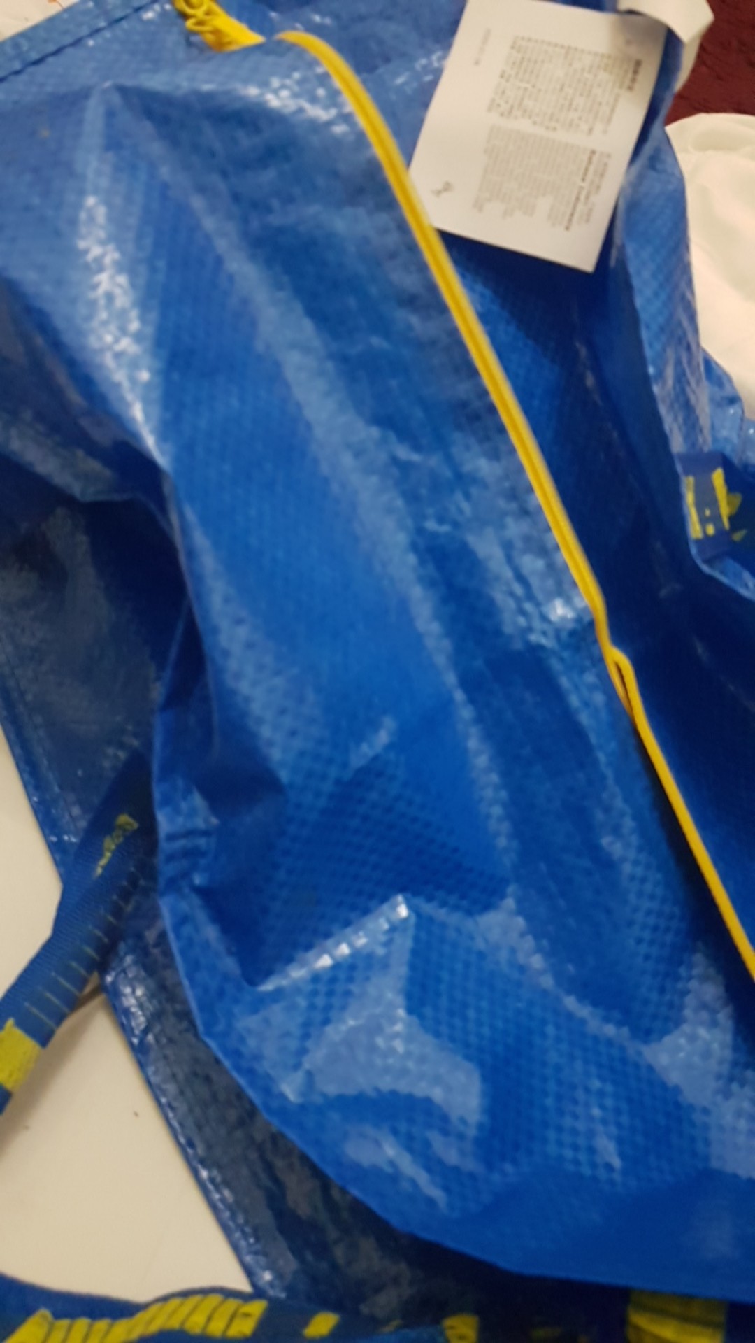 Carrier Bags / Tas Belanja  / Tas Kantong Penyimpanan, Plastik Uk. Medium 36 L, Biru Fr1557