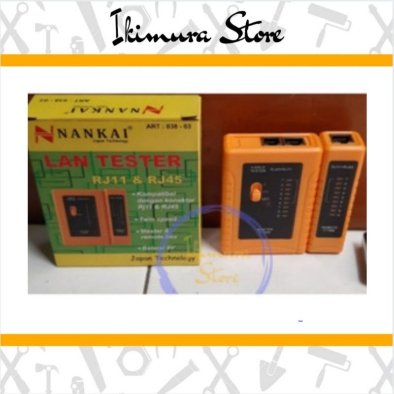 Kabel Lan Tester / Lan Tester RJ-45 NANKAI