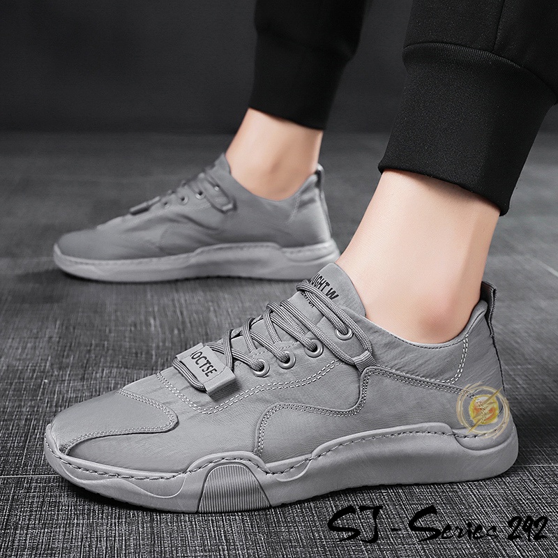 [NOOS] Sepatu Sneakers Pria Tali Elastis Keren Buat Nongkrong Kualitas Import Premium -292