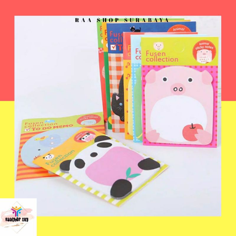 

STICKY NOTES MOTIF ANIMAL MURAH
