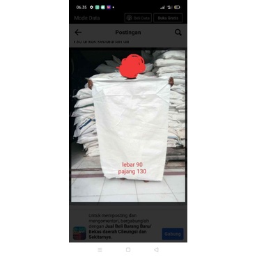 karung pelastik 90x130