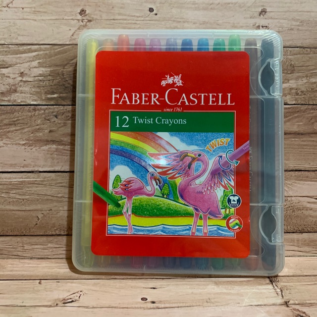 

Twist crayons faber castell 12w / krayon putar faber castell