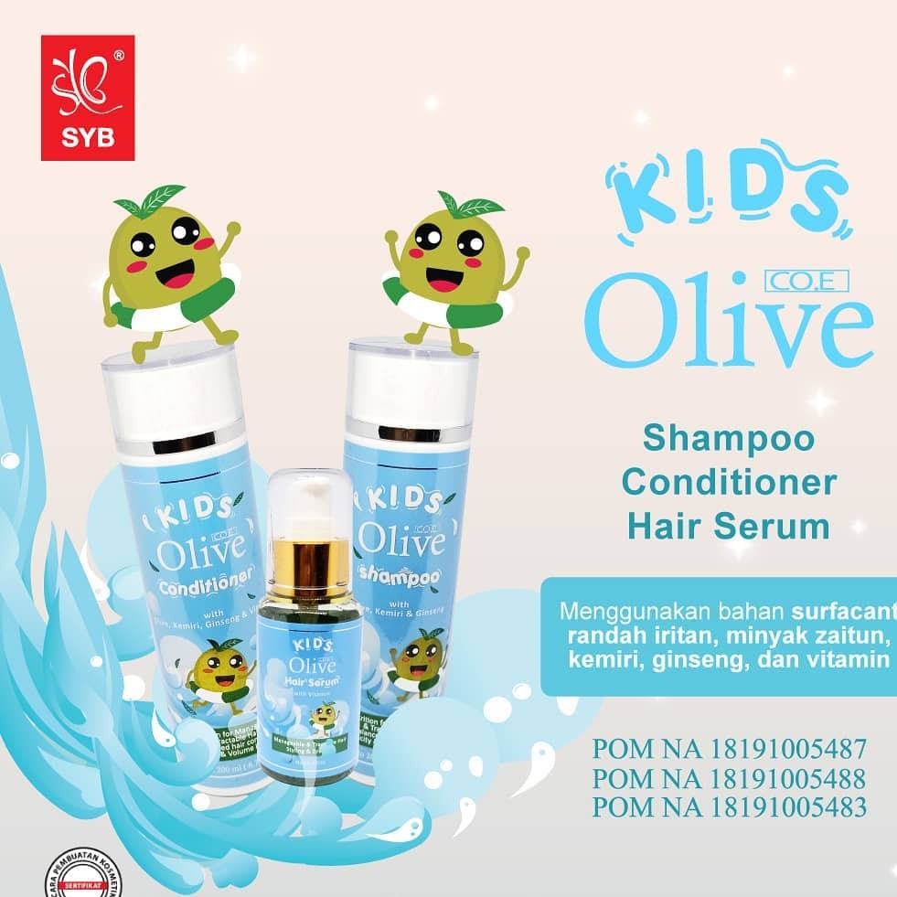 PAKET OLIVE COE ANAK-ANAK KIDS - SAMPO OLIVE KIDS/ANAK - CONDI OLIVE ANAK