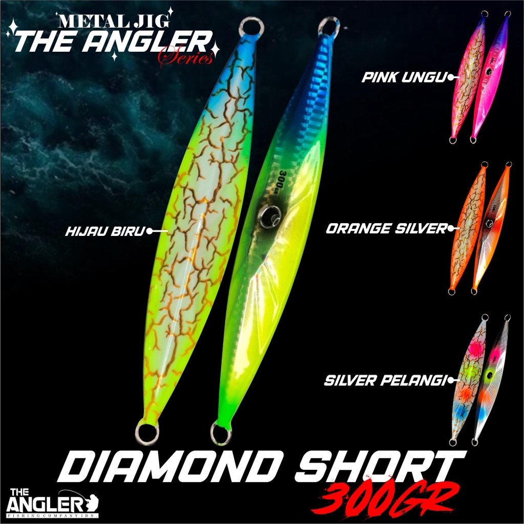 Metal Jig Short Diamond 300g The Angler Series