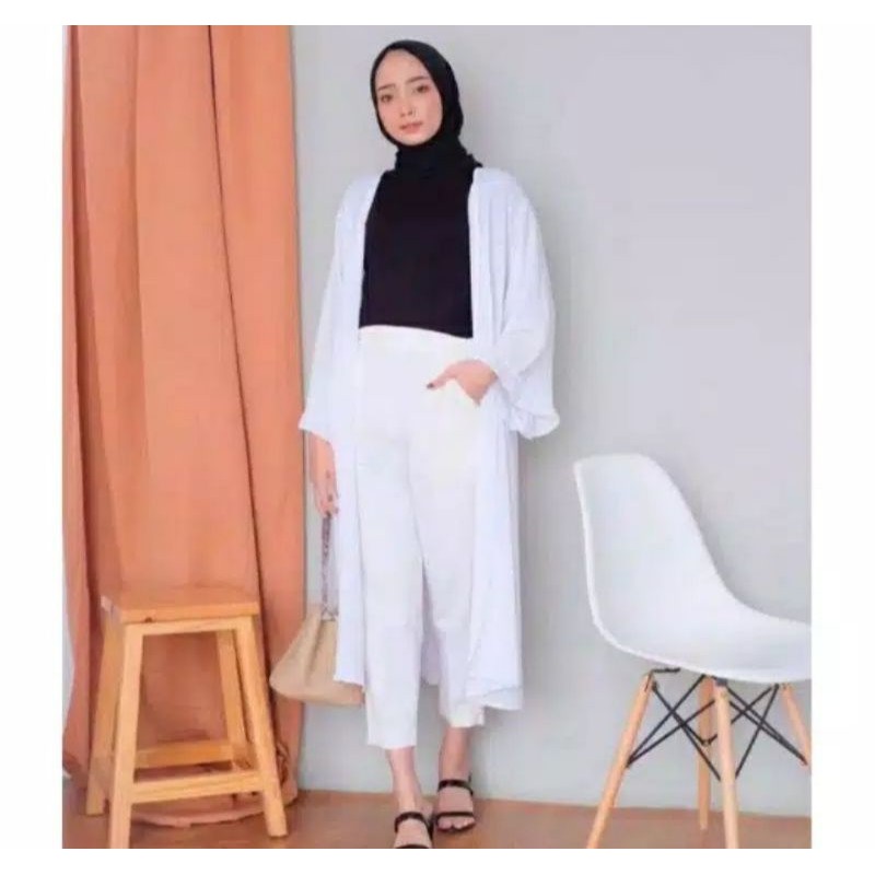 YURA LONG CARDI / LONG OUTER /  OUTER POLOS / CARDI POLOS