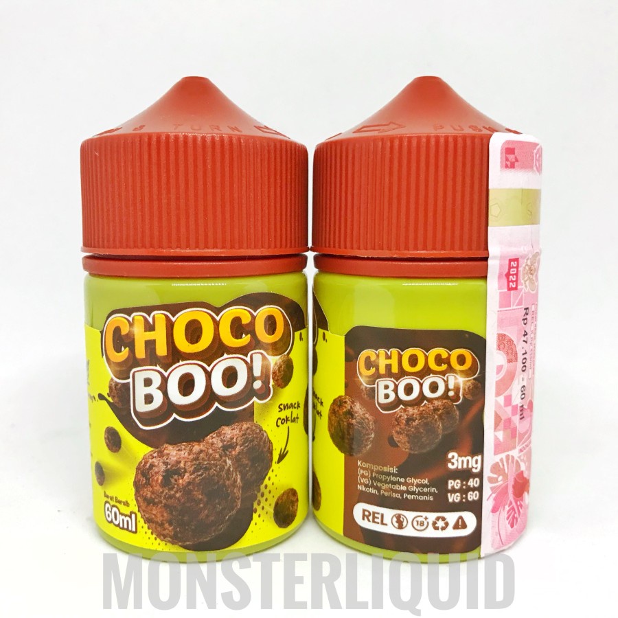 CHOCO BOO SNACK COKLAT BY ELF X VSS 3MG 60ML CHOCOLATE BALL