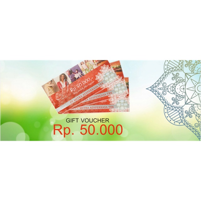 Voucher MAP 50 ribu asli exp masih lama | Shopee Indonesia