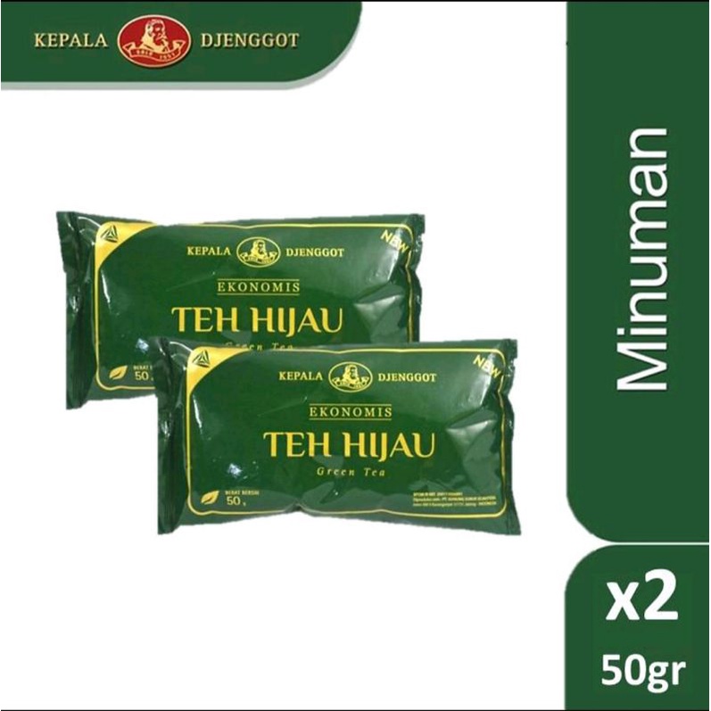 

Teh Hijau Kepala Djenggot Sachet 50gr x 2pcs