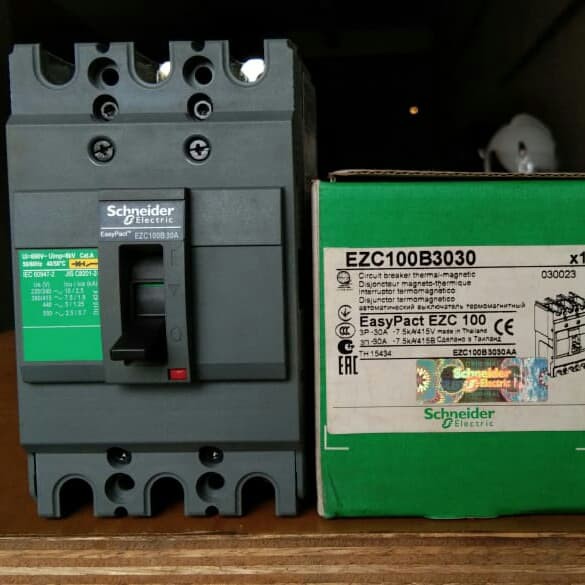 ORIGINAL! MCCB BREAKER mcb schneider ezc  20a-100A 7,5KA-10KA MCCB EZC