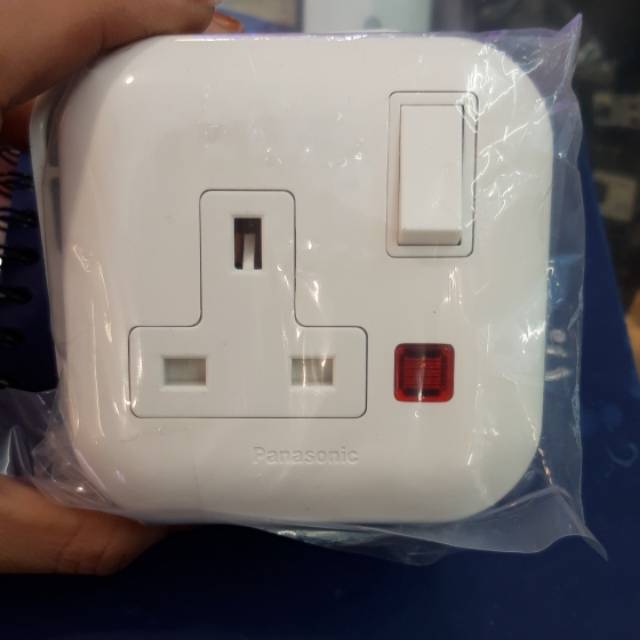 Stop kontak ac merk panasonic dan mangkok/stop kontak ac/stop kontak panasonic/stop kontak ac