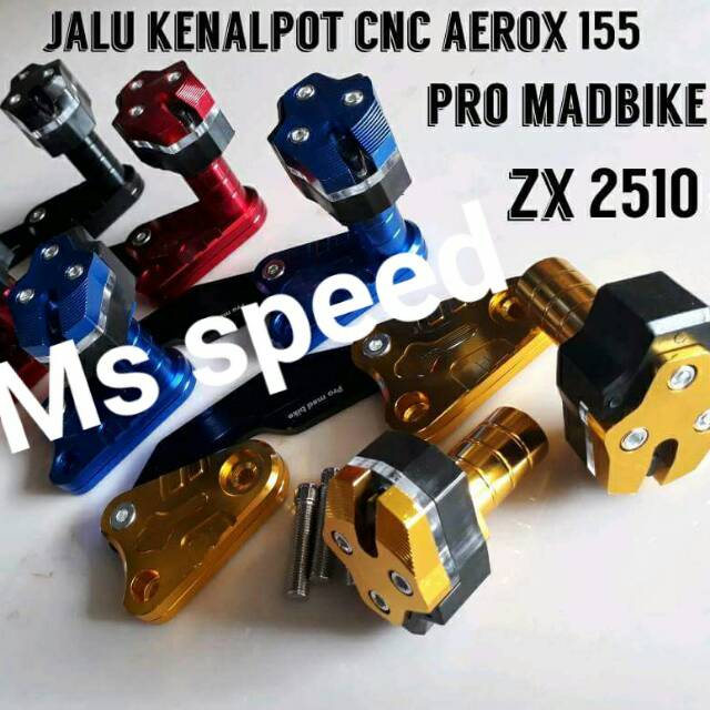 Frame Jalu pelindung knalpot aerox 155 pnp cnc