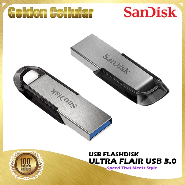 Sandisk Ultra Flair Usb 3.0 Flashdisk 32gb 64gb 128gb 256gb 512gb