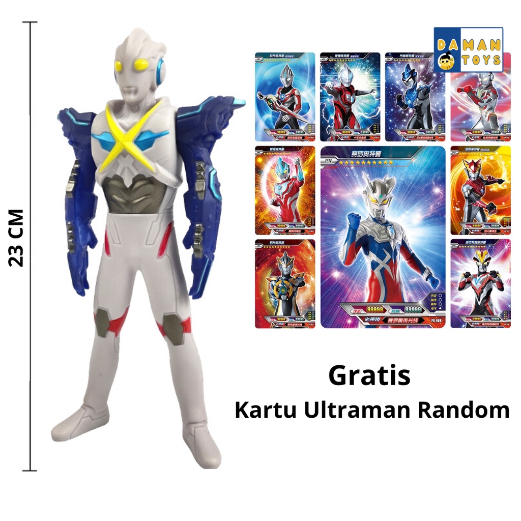 [GRATIS KARTU ULTRAMAN] Robot Ultraman Baru Ultraman X Gomora Demstar Armor Ultramen Action Figure