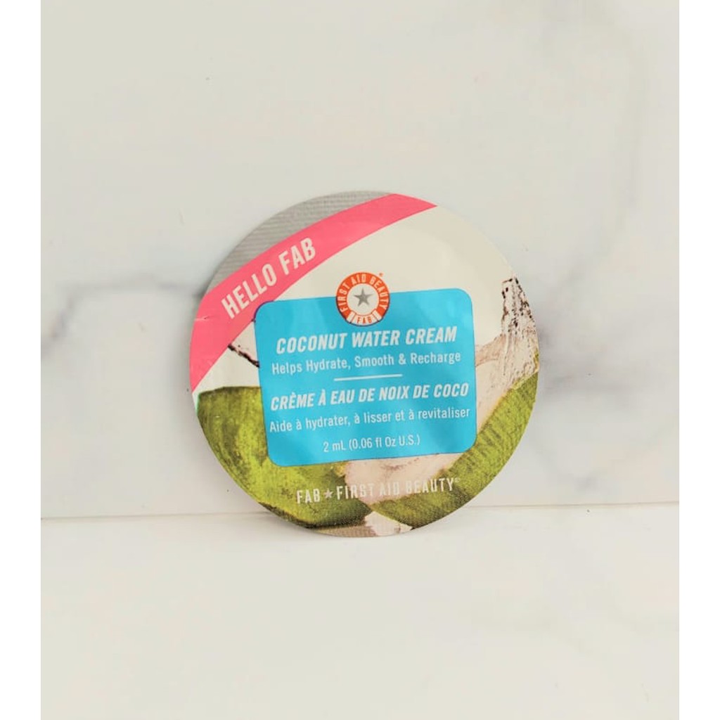 Jual First Aid Beauty Coconut Water Cream 2ml sample sachet Shopee