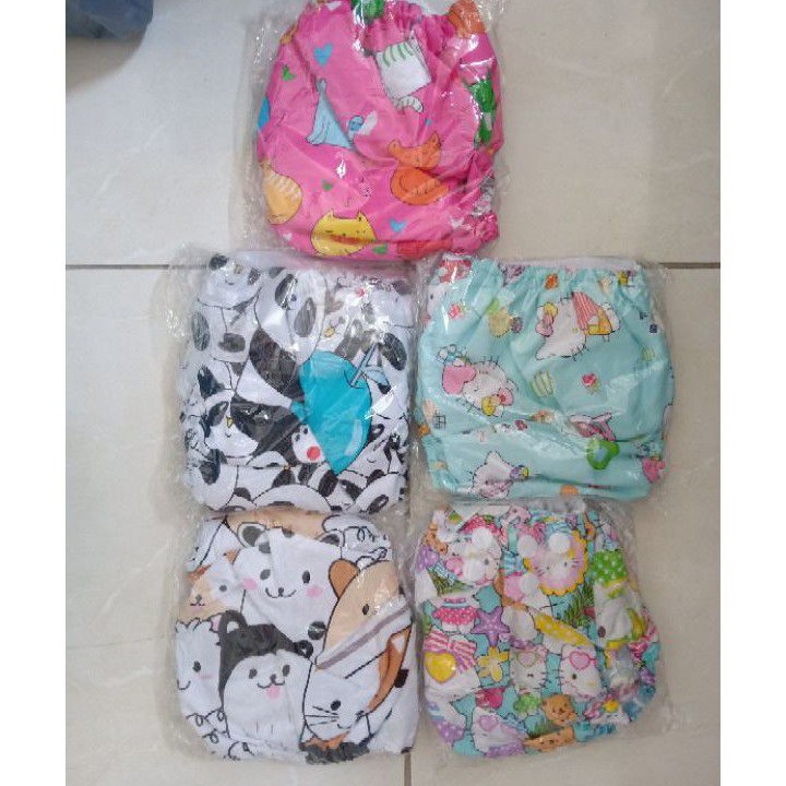 Clodi dan Insert Cloth Diaper Insert Popok Bayi Motif Perempuan Set Clodi Insert Handuk