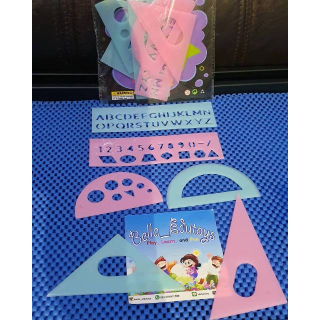 

Mainan Edukasi-Penggaris Anak-Glow In The Dark.